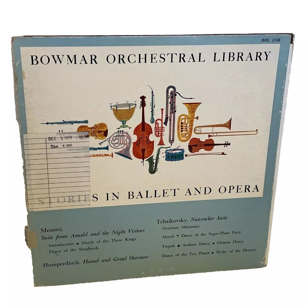 Bowmar Orchestral Library Stories In Ballet And Opera (Vinyl, 1962) Bowmar